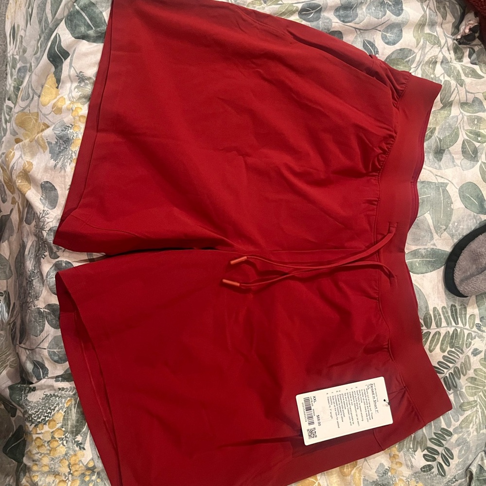 Lululemon Athletica Red Athletic Shorts